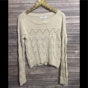 Forever 21 Beige Knit Sweater